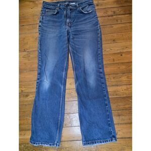 Vintage Levis 517 Orange Tab Bootcut Jeans Medium Wash Denim 34x32 Mens